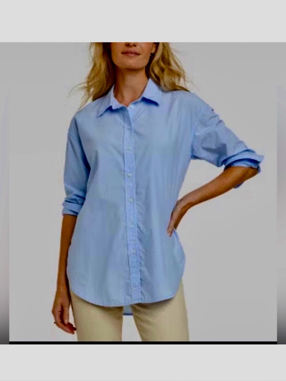 NWT universal thread Light Blue Button-Up Shirt small